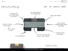 Tablet Screenshot of minimostore.com